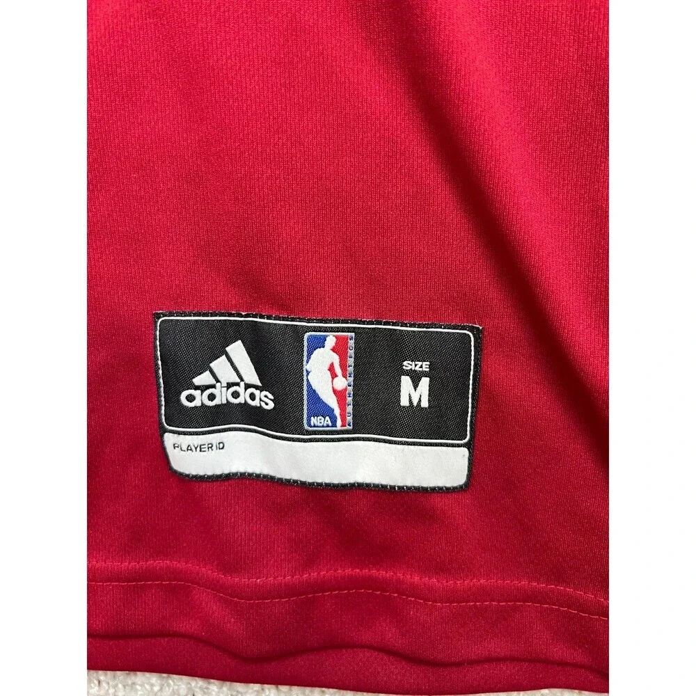 Adidas NBA Lebron James Miami Heat Jersey Red Basketball LBJ Baller - Youth M